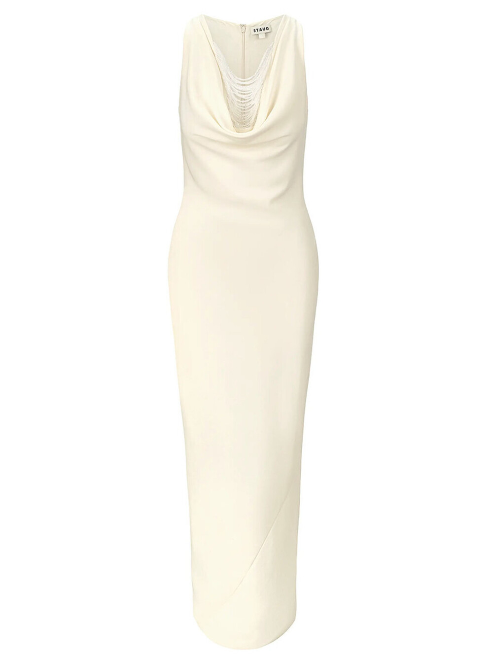 NWT $795 STAUD GIA Wedding Bridal Beaded Crystal Designer Dress Cocktail 12/XL - Picture 3 of 13